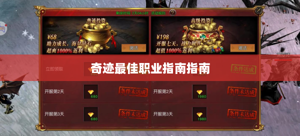 奇迹最佳职业指南指南  第1张